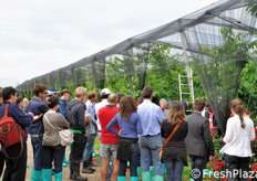 Le reti anti-grandine in questa azienda sono state installate 3 anni fa.