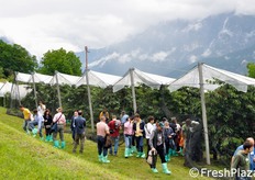 La comitiva si appresta a ripartire.