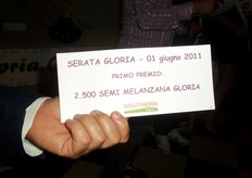 In palio al termine della serata c'erano anche alcuni premi conferiti per estrazione.