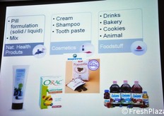 Ma se guardiamo agli scarti di lavorazione come possibili ingredienti, vediamo che possiamo riconvertirli agli scopi della produzione di tanti prodotti ad elevato valore aggiunto.