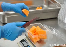 Ogni vaschetta contiene minimo 200 grammi di melone.