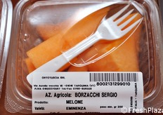Per questa linea fresh-cut, l'azienda Borzacchi ha scelto il melone Eminenza F1 di Enza Zaden.