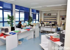 L'interno degli uffici dell'APGO (Associazione Piemontese Grossisti Ortofrutticoli).