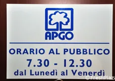 Gli orari di apertura degli uffici APGO.