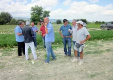 Il team Enza Zaden in visita presso l'azienda agricola Palma Francesco di Luco dei Marsi (AQ).