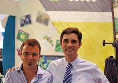 Alessandro Del Gaudio (Resp. sviluppo prodotti a foglia in campo aperto) e Alberto Veronesi.