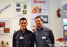 Davide Bertarelli (agente Romagna e Bologna) e Marco Bastoni di ISI Sementi.