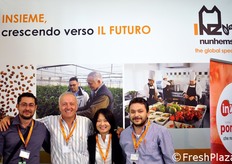 Il team Nunhems. Da sinistra: Giuseppe Mearini, Gaetano Barbieri, Gi Young Kim e Riccardo Martinelli.