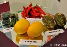 Alcuni dei prodotti di punta della Rijk Zwaan, presentati a Macfrut.