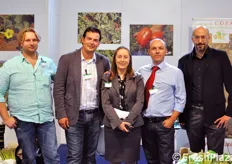 Foto di gruppo presso lo stand COPA. Da sinistra: Fabio Fracassi, Sergio Marcoaldi, Rossella Gigli, Giancarlo Benella e Matteo Lanfranco Rossi della S&M Advisors.