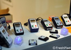 Presso lo stand Drahorad, i dispositivi SensiTech per la rilevazione della temperatura in fase di trasporto delle merci deperibili.