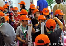 Scolaresche in visita agli stand.