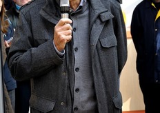 L'assessore provinciale all'Agricoltura Maurizio Castelli interviene per esprimere la soddisfazione dell'amministrazione nei confronti dell'iniziativa di O.P.O. Bellaguarda.