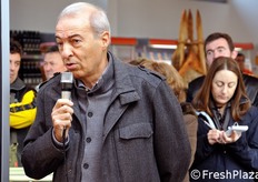 Un momento dell'intervento dell'assessore.