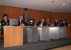 Un momento dell'intervento di Ambrosi.