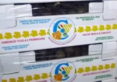 "La Cooperativa Agricola O.P. "I Frutti della Valle dei Templi" produce per il marchio IGP "Uva Italia di Canicatti'"."