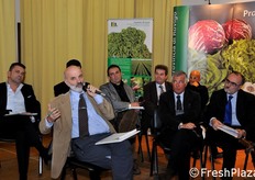 Un momento dell'intervento di Cesare Bello'.