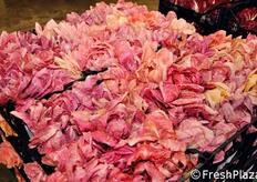 Scopriamo un'insolita' tipologia di radicchio: quello rosa! Di gusto meno amarognolo rispetto al piu' noto radicchio rosso, questo prodotto ha a nostro avviso grandi potenzialita' per conquistarsi un mercato di nicchia.
