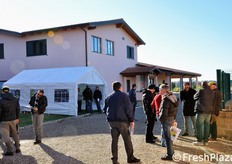 I primi arrivi. L'evento ha contato una partecipazione di circa 70 tra operatori professionali del settore orticolo, tecnici e giornalisti.