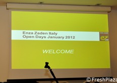 La mattinata di visite in campo e' stata seguita da un convegno, che ha visto come relatori: Giuseppe Arnesi, General Manager di Enza Zaden Italia; Alessandro Schiappa, Breeder Enza Zaden e il Prof. Della Casa (Uni. Bologna - polo di Forli').