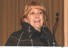 La prof.ssa Morone Fortunato del DISAAT–Univ. di Bari durante il suo intervento.