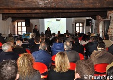 Un momento dell'intervento di Domenico Paschetta.