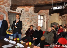 Un momento della relazione di Davide Brero.