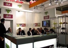 Lo stand AVI srl e GRAPA Varieties Ltd.
