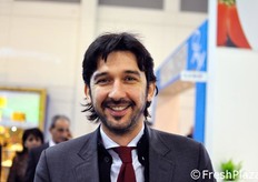 Claudio Dall'Agata, direttore di Bestack, in visita a Fruit Logistica.