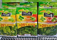 La nuova linea Duo: un mix di tenere insalatine in un innovativo pack 3D che sta in piedi da solo!