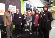 Foto di gruppo presso lo stand FRIS-CO.