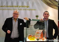 Salvo e Giovanni Manganaro, in rappresentanza dell'omonima azienda.