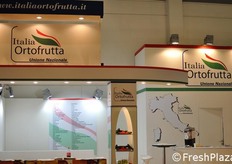 Stand di Italia Ortofrutta, l'Unione Nazionale scaturita dalla fusione tra UIAPOA e UNACOA.