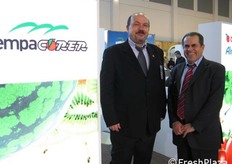 Ibrahim Saadeh e Claudio Monti, in rappresentanza di Pempacorer, OP commerciale di Terremerse.