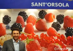 Michele Scrinzi, direttore generale Sant'Orsola, sembra davvero immerso nei prodotti dell'azienda!