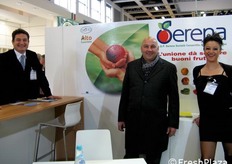 In rappresentanza della OP Serena: Gennaro Galdiero (amministratore delegato), Pasquale Savanelli (presidente) e Loredana Di Mambro.