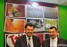 Jacopo Sica (commercial manager bananas and pineapples) e Massimo Longo (direttore commerciale) del Gruppo T18.