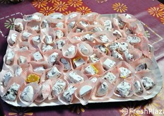 Assaggi di semifreddo al radicchio.