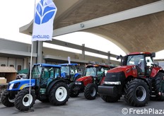 Esposizione di mezzi agricoli.