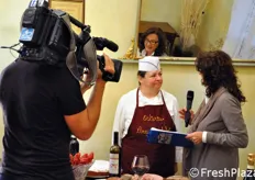 La chef Rita intervistata da Gabriella Pirazzini di Telesanterno.