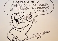 Una vignetta dedicata alla fragola Candonga chiude la giornata con un tocco di humour!