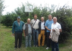 I Campi Catalogo di agrumi del Consorzio Vivaisti Lucani (in foto in occasione della visita dei ricercatori del CRA di Acireale, S. Recupero e G. Russo in ordine da destra) sono stati costituiti a partire dal 2003, in agro di Policoro (MT). Le strutture ospitano oltre 400 piante di circa sessanta diverse specie e varieta', sia tradizionali che di nuova introduzione.