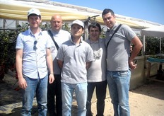 L'equipe della Gautier Italia. Da sinistra a destra: Matteo Bano (resp. sviluppo area nord), Benedetto Granata (resp. commerciale area sud), Bruno Vacirca (resp. commerciale Sicilia), Maurizio Montalti (resp. filiale) e Gennaro Rimoli (resp. sviluppo area sud).