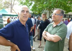 "Da sinistra Amedeo Siletti e Gian Rocco Quinto dell'Azienda "Pantanello"."