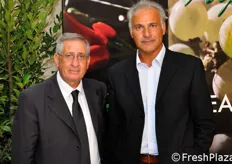 Francesco Aiello (Assessore all'agricoltura della Regione Sicilia) e Giuseppe Pasciuta (presidente del Consorzio di Tutela per l'Arancia di Ribera DOP).