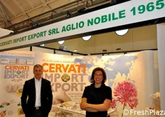 Piergiorgio Fava e Federica Girotto in rappresentanza dell'azienda Cervati.