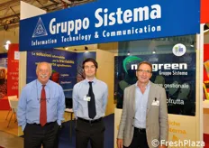 Vincenzo Paolucci, Alessandro Gaudenzi e Carlo Millo in rappresentanza dell'azienda Gruppo Sistema.