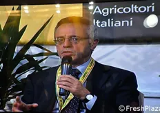 Al convegno e' intervenuto il Ministro dell'Agricoltura, Mario Catania.