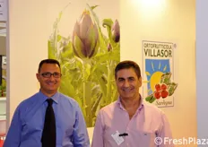 Giampiero Montis (presidente) e Mario Desogus (commerciale) della Coop. sarda Villasor.