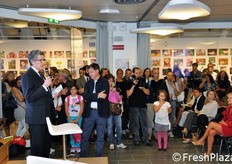 L'inaugurazione della mostra e' stata preceduta da una conferenza stampa.